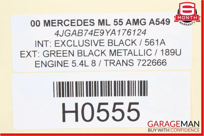 98-05 Mercedes W163 ML320 ML55 AMG Front Left Adjust Seat Control Switch OEM