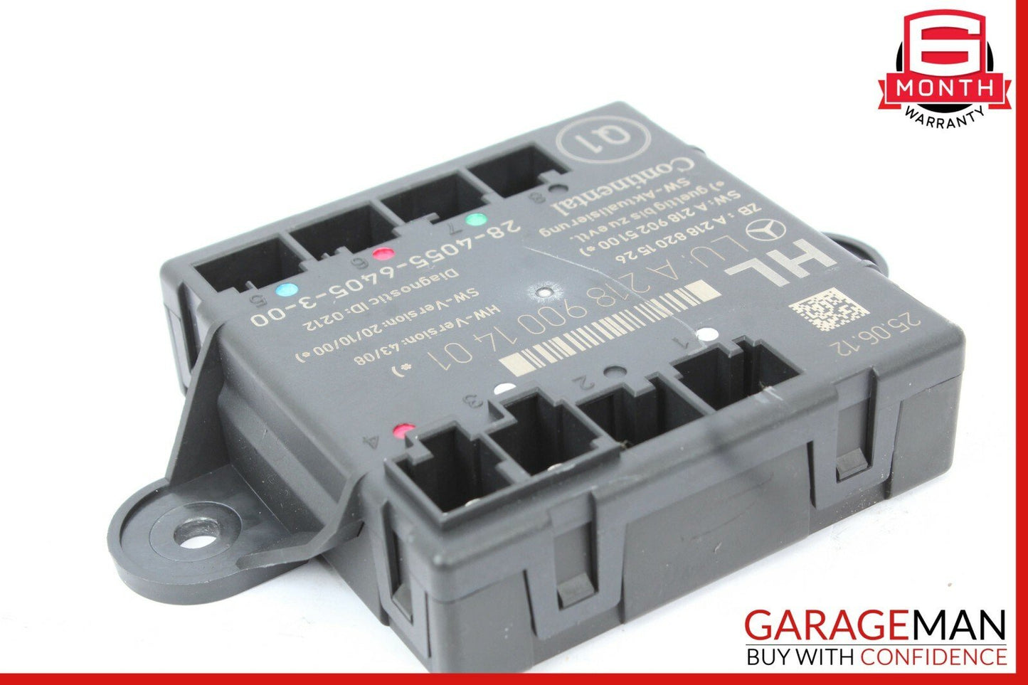 08-15 Mercedes W204 C250 Rear Left Driver Side Door Control Module Q1 OEM