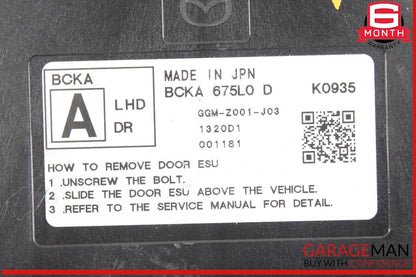 19-23 Mazda 3 Front Left Driver Side Door Control Module Unit OEM
