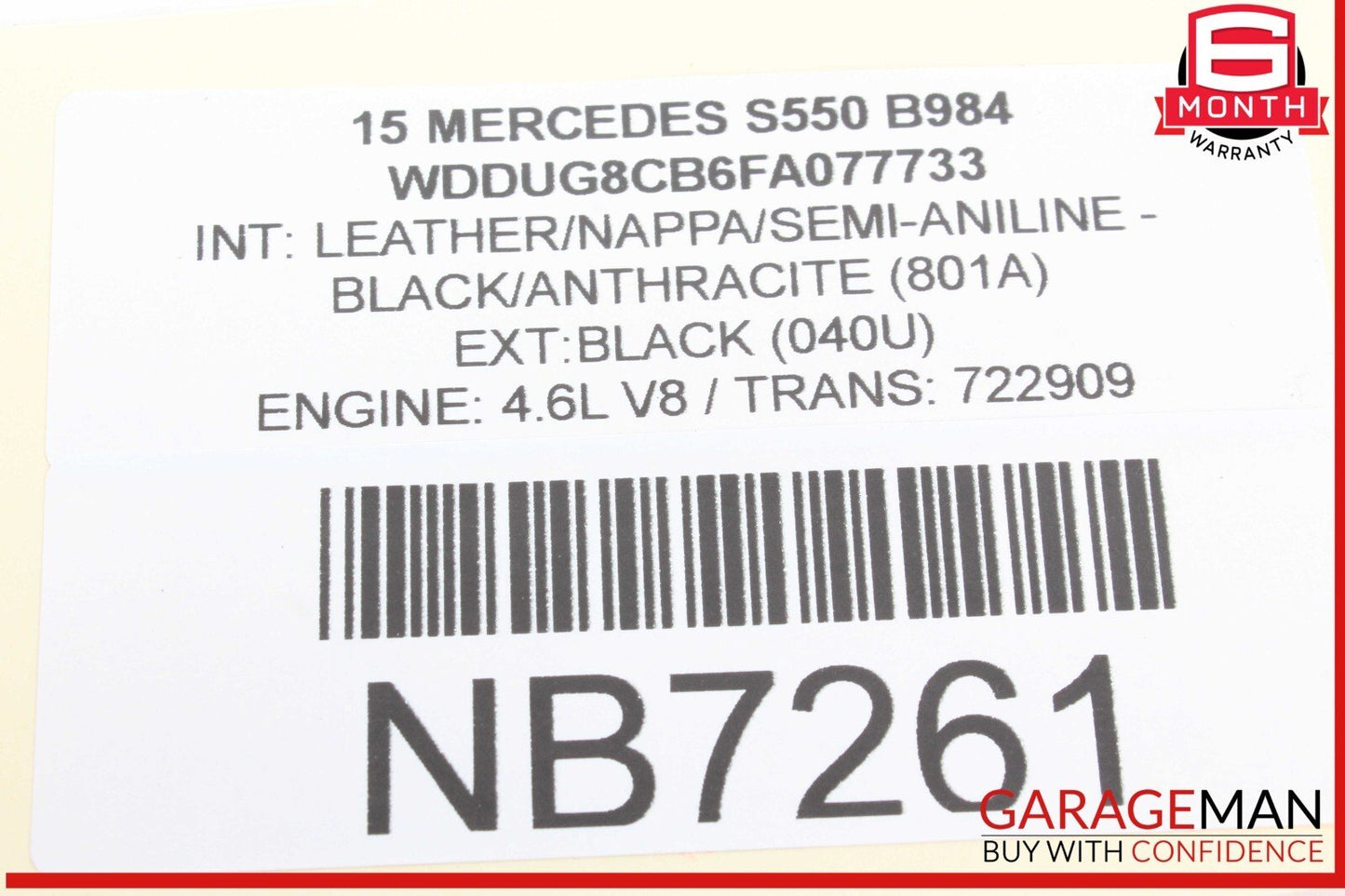 14-15 Mercedes W222 S550 S600 Front Center Dash Dashboard Vent Clock 2228270000