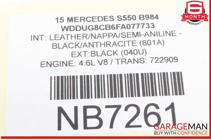14-15 Mercedes W222 S550 S600 Front Center Dash Dashboard Vent Clock 2228270000