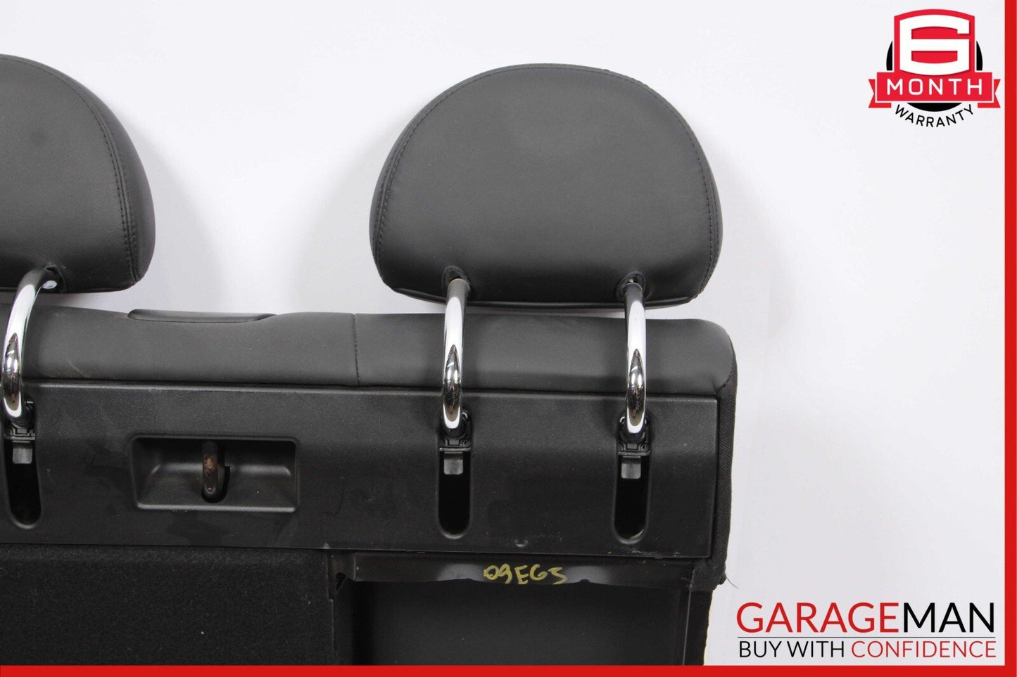 07-09 Mercedes W211 E63 AMG Rear Left Top Upper Seat Cushion Cover Black OEM