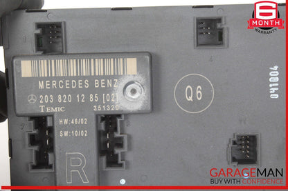 01-07 Mercedes W203 C230 C320 Front Right Door Control Module 2038201285 OEM