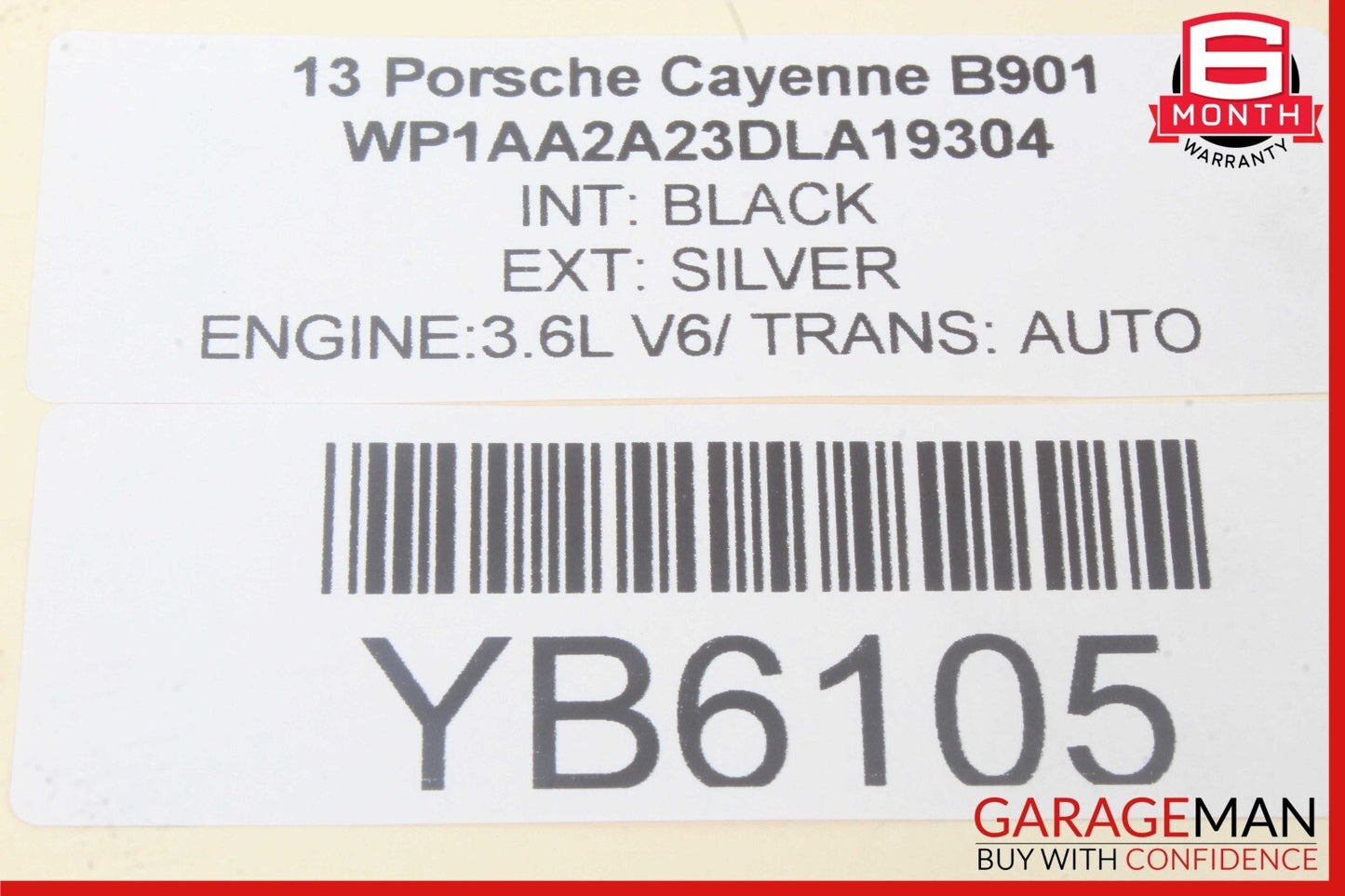 11-18 Porsche Cayenne 958 S Rear Left or Right Side Upper Rearward Control Arm