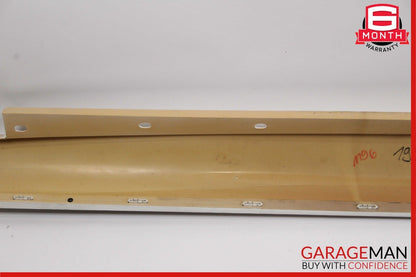 03-09 Mercedes W209 CLK500 Left Rocker Molding Side Skirt Panel Cover White