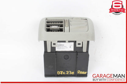 01-07 Mercedes W203 C230 Center Console A/C AC Heater Air Vent Trim Gray OEM