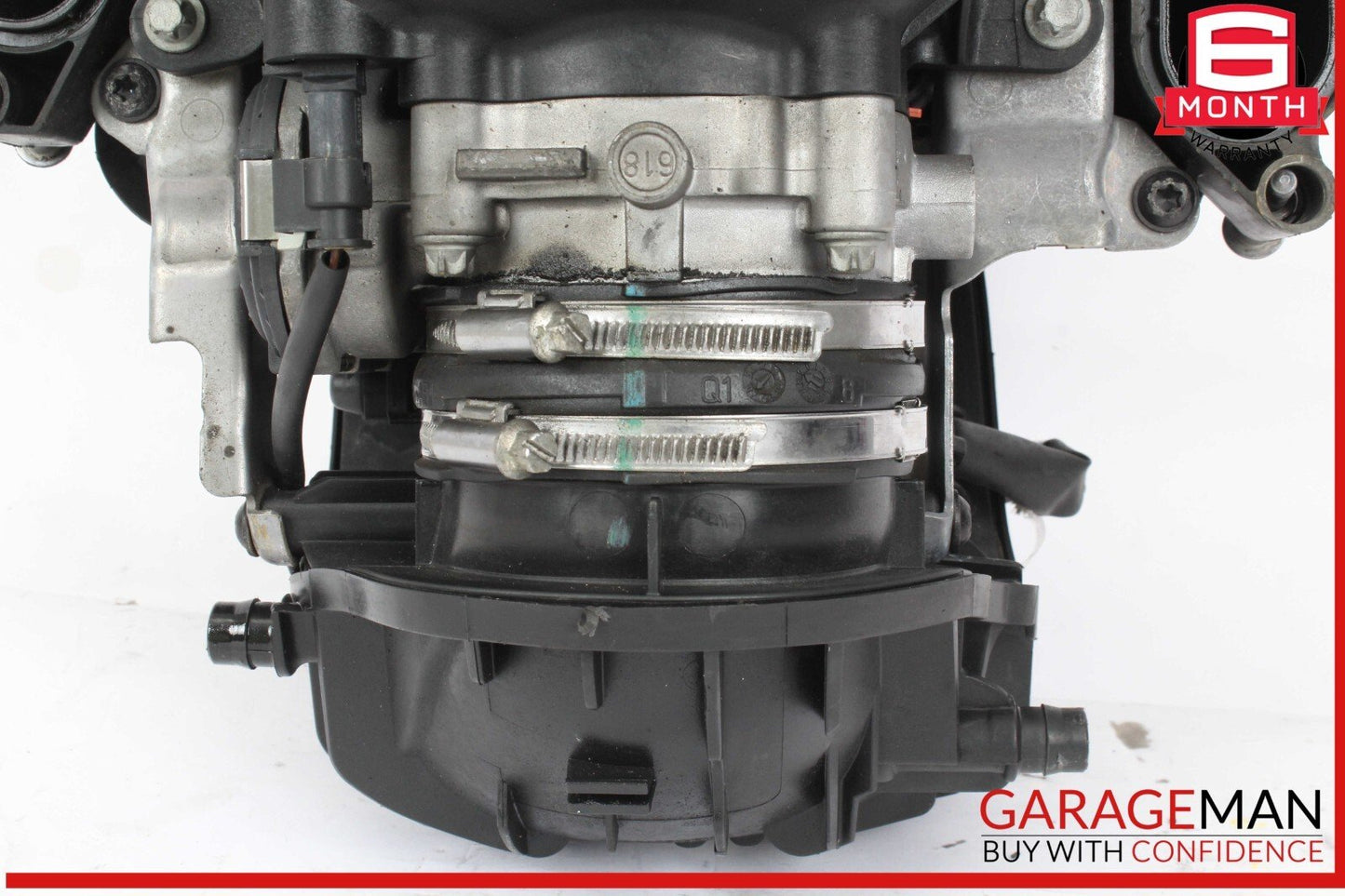 Mercedes W218 CLS550 Air Intake Manifold Distributor Engine Intercooler Radiator