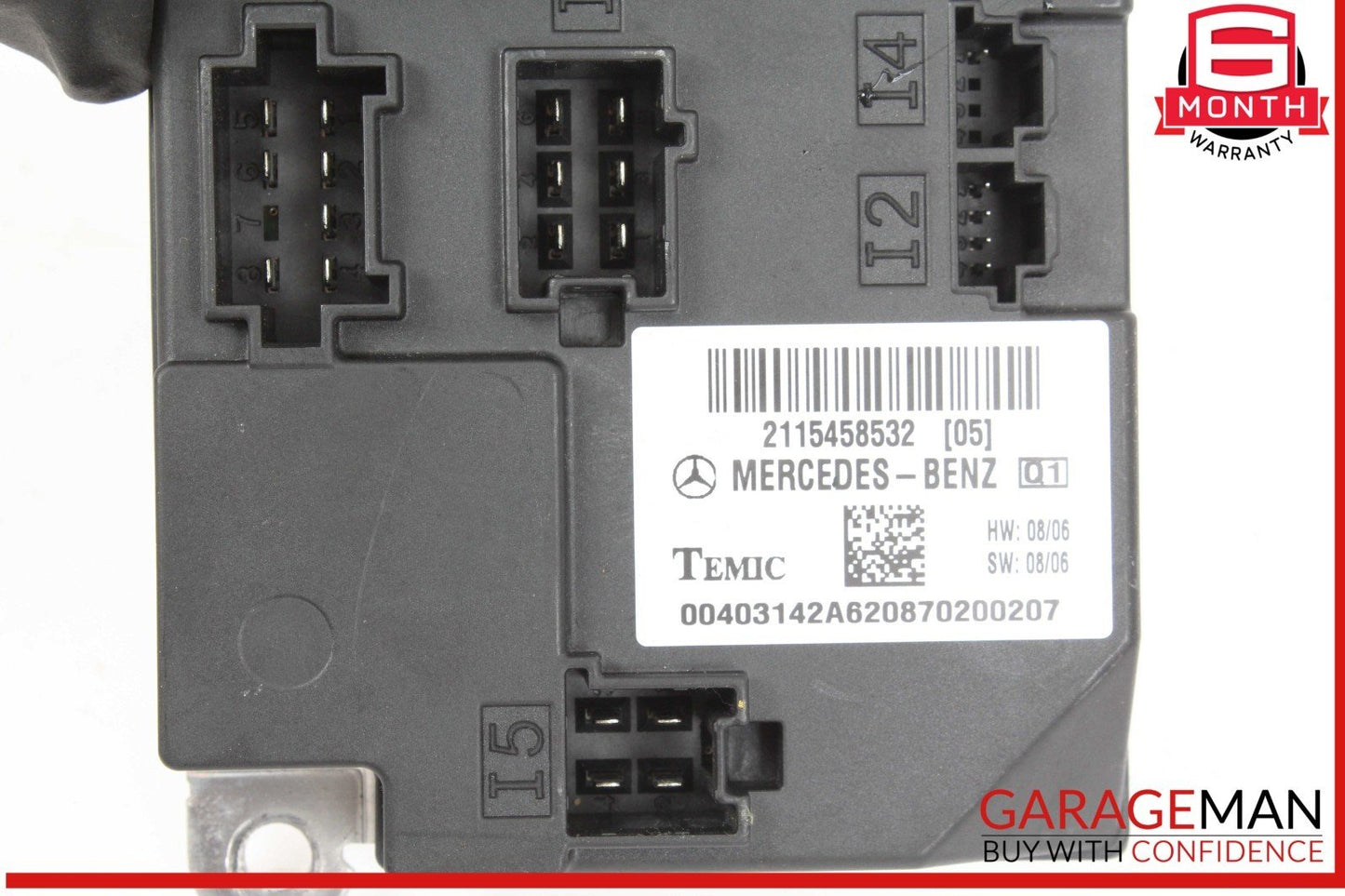 03-11 Mercedes W211 E550 CLS550 Body Control Module BCM 2115458532 OEM