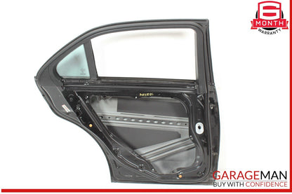 10-16 Mercedes W212 E350 E63 AMG Sedan Rear Left Side Door Shell Black OEM