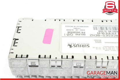 Mercedes W204 C250 SLK250 E350 Sirius Satellite Radio Receiver 2128705689 OEM