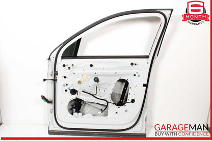 17-19 Audi Q7 Front Right Passenger Side Door Shell White OEM