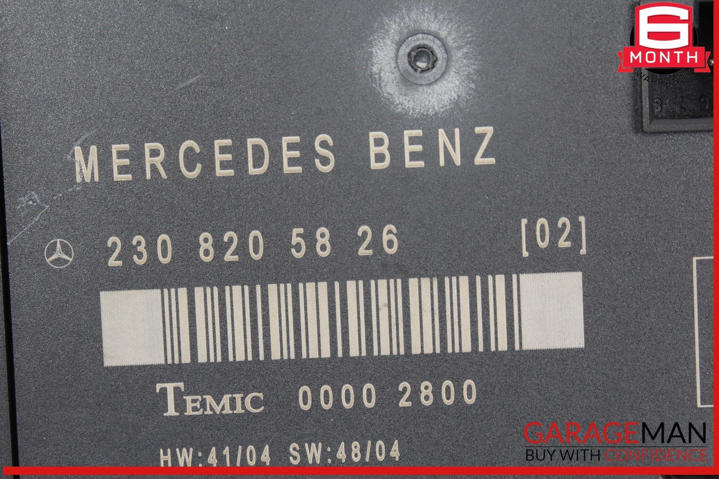 03-12 Mercedes R230 SL550 SL55 SL600 Front Right Side Door Control Module OEM