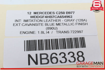 08-18 Mercedes W204 C250 Front Right Side Door Control Module 2129004302 OEM