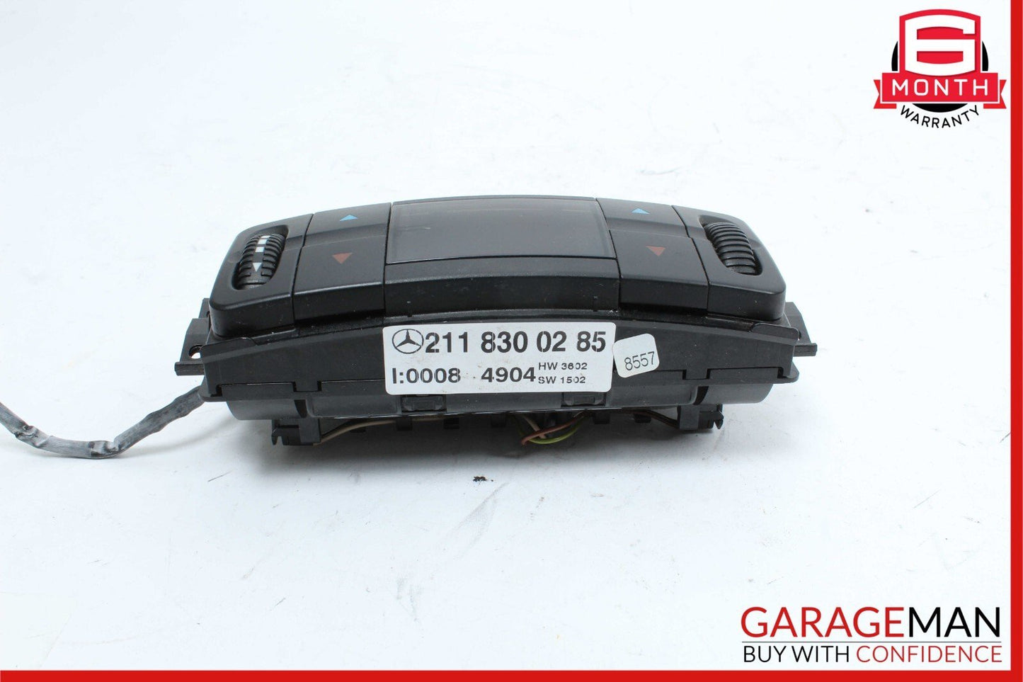 06-11 Mercedes W219 CLS500 E500 Rear AC Climate Control Switch 2118300285 OEM