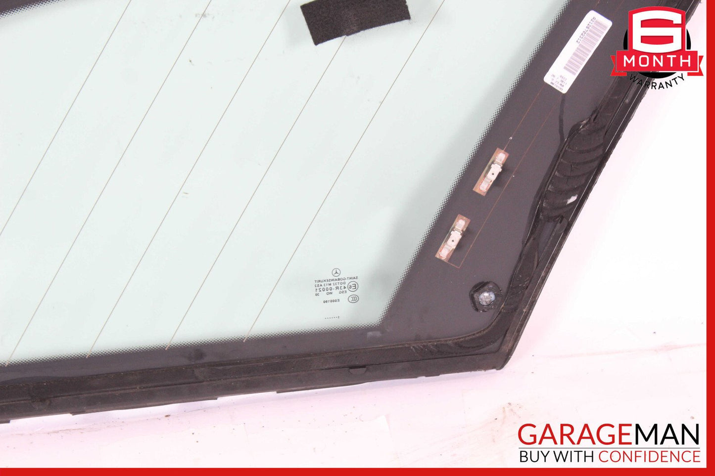 11-17 Mercedes W212 E350 Wagon Rear Left Side Quarter Door Window Glass OEM