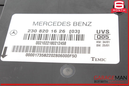 03-08 Mercedes R230 SL500 SL55 AMG SL550 Convertible Top Roof Control Module OEM