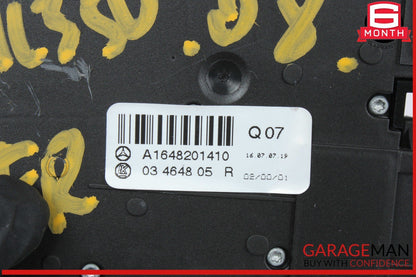06-13 Mercedes W164 ML350 4MATIC Front Right Seat Adjust Control Switch Module