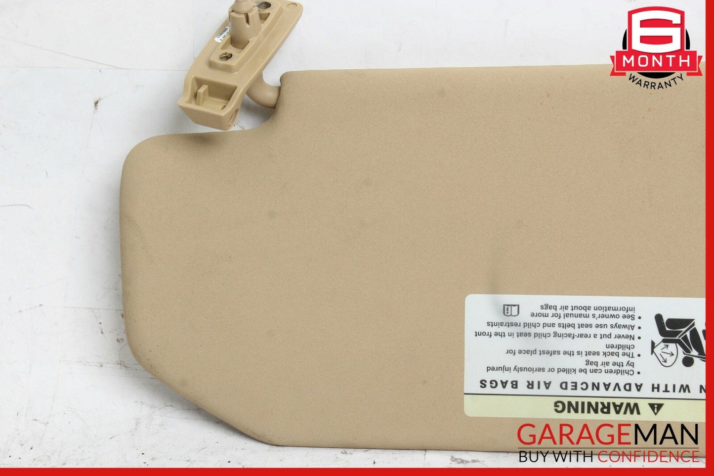 09-13 Mercedes W251 R320 R350 Front left Side Sun Visor Sun Shade Brown OEM
