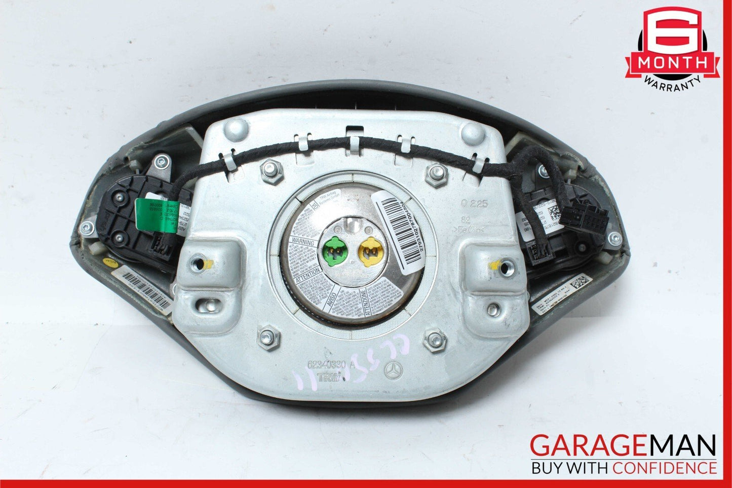 10-14 Mercedes W221 S550 CL600 CL550 Steering Wheel Airbag Air Bag Gray