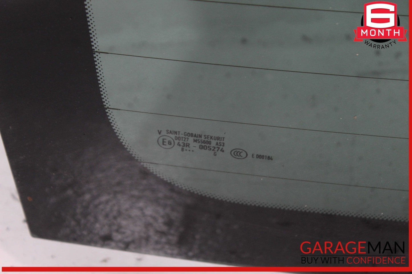 03-10 Porsche Cayenne 957 Rear Tailgate Lift Gate Window Glass Panel Assembly