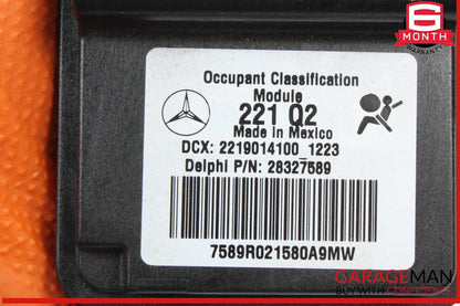 10-13 Mercedes W221 S550 Front Right Side Occupant Seat Module Sensor OEM