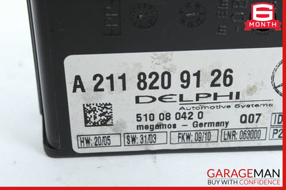 Mercedes R171 SLK300 CLK350 E320 C230 Anti Theft Alarm Module 2118209126 OEM