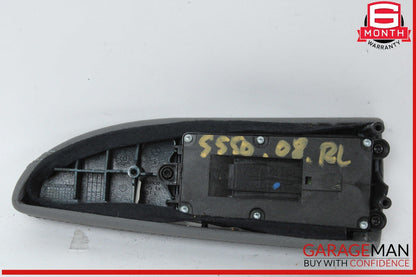 07-09 Mercedes W221 S550 Rear Left Side Door Window Switch Control Trim Gray OEM