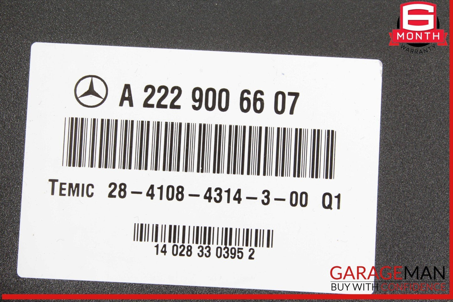 14-17 Mercedes W222 S550 Suspension ECU Control Module Unit 2229006607 OEM