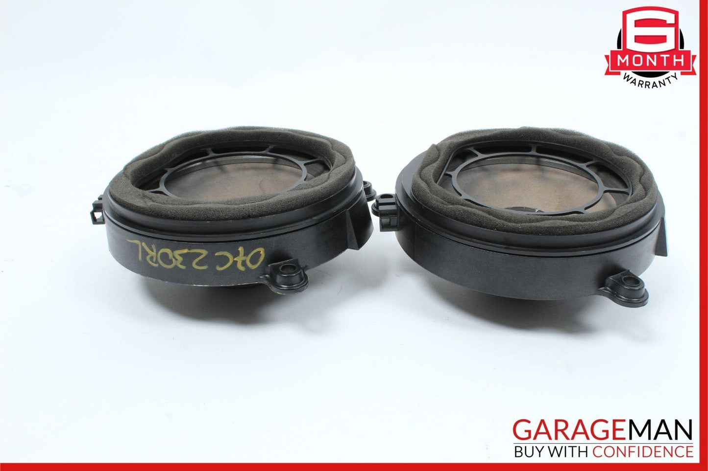 01-07 Mercedes W203 C230 Rear Right & Left Side Audio Sound Door Speakers Set