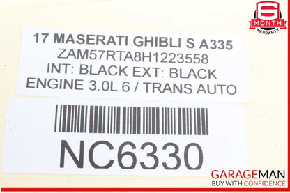 14-17 Maserati Ghibli S Dash Headlight Ambient Light Dimmer Switch Controller