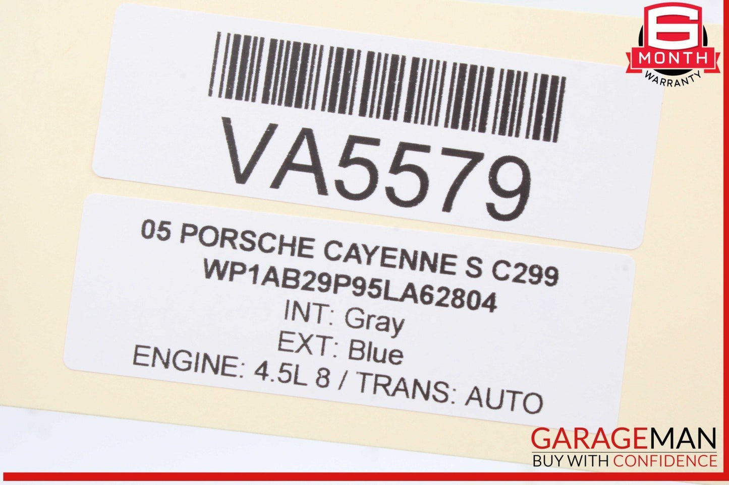 03-06 Porsche Cayenne S 955 Coolant Water Pump 94810601104 OEM
