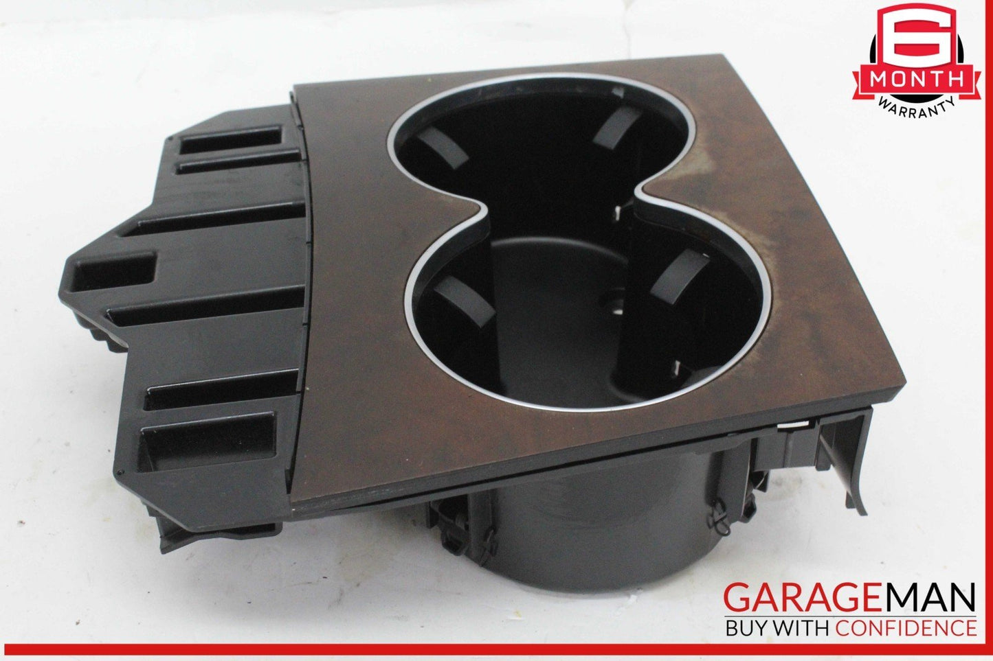 14-17 Mercedes W207 E350 E400 Center Console Cup Holder Compartment Wood OEM