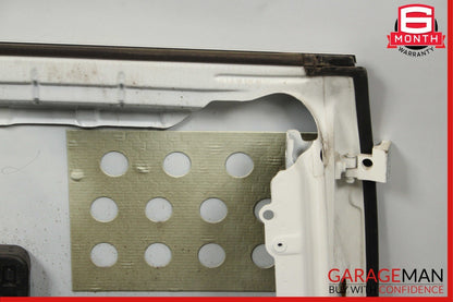 03-06 Porsche Cayenne 955 Rear Left Driver Side Exterior Door Shell Panel White