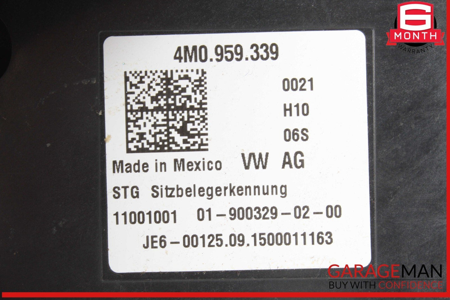 17-24 Audi A4 Front Right Passenger Side Seat Occupant Sensor Module 4M0959339