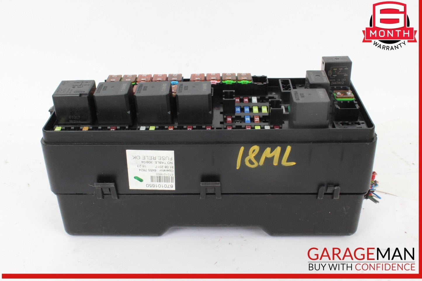 17-20 Maserati Levante M161 Rear Fuse Relay Box Junction Terminal OEM