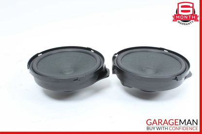 06-15 Mercedes W204 C250 C300 Rear Right & Left Side Door Sound Speakers Set OEM