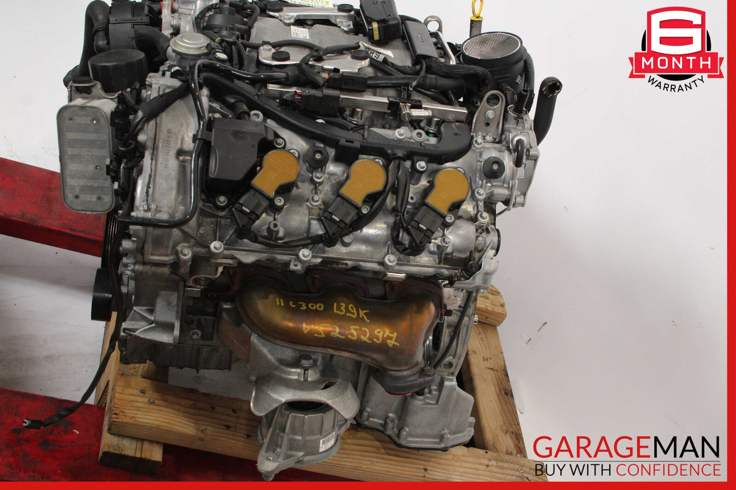 08-11 Mercedes W204 C300 3.0L V6 RWD Engine Motor Block Assembly OEM 139k