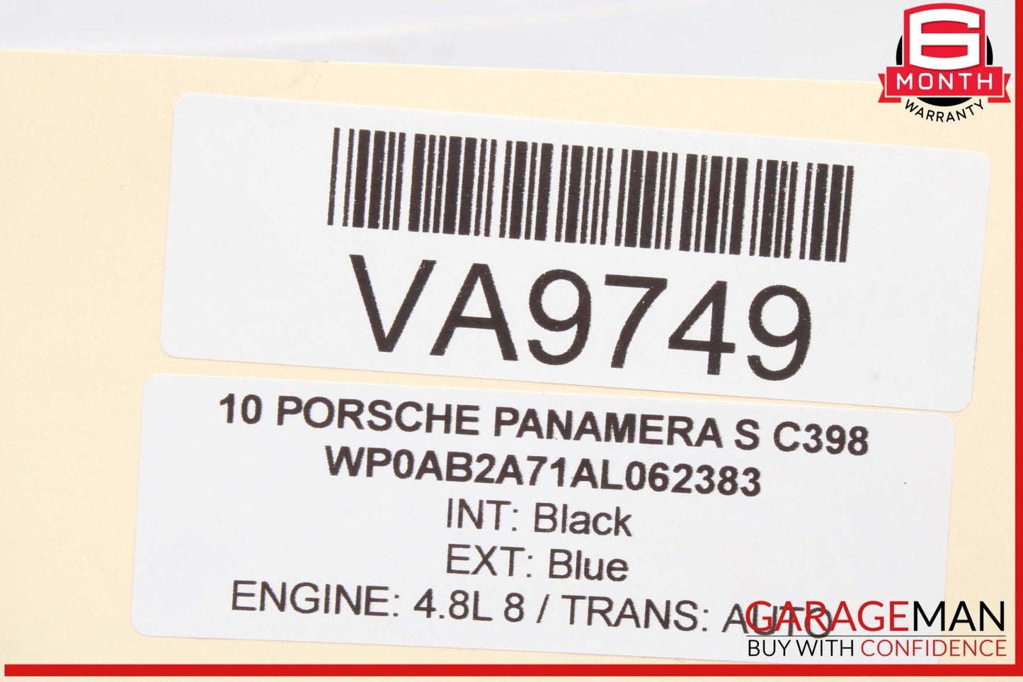 10-16 Porsche Panamera 970 Coolant Reservoir Overflow Expansion Tank OEM