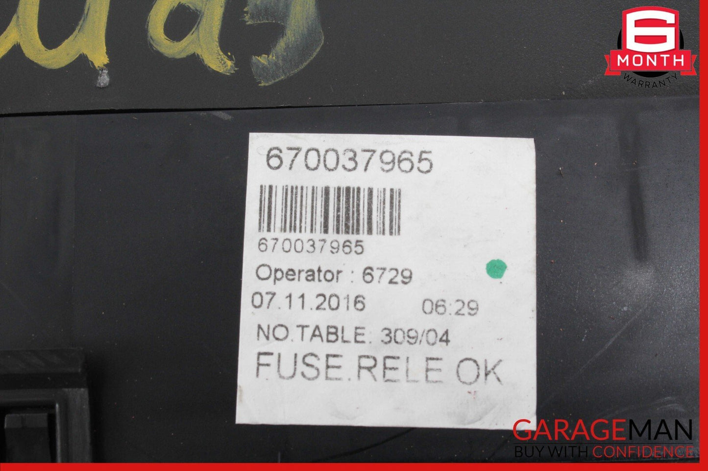 17-20 Maserati Levante M161 Rear Fuse Relay Box Junction Terminal OEM