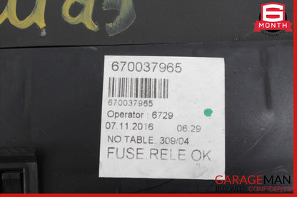 17-20 Maserati Levante M161 Rear Fuse Relay Box Junction Terminal OEM