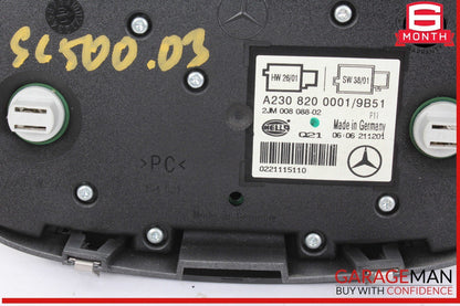 03-04 Mercedes R230 SL500 SL55 AMG Front Overhead Top Upper Dome Light Lamp OEM