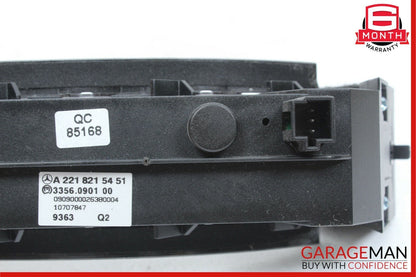 07-13 Mercedes W221 S400 S550 CL550 Cluster Control Switch 2218215451 Black OEM