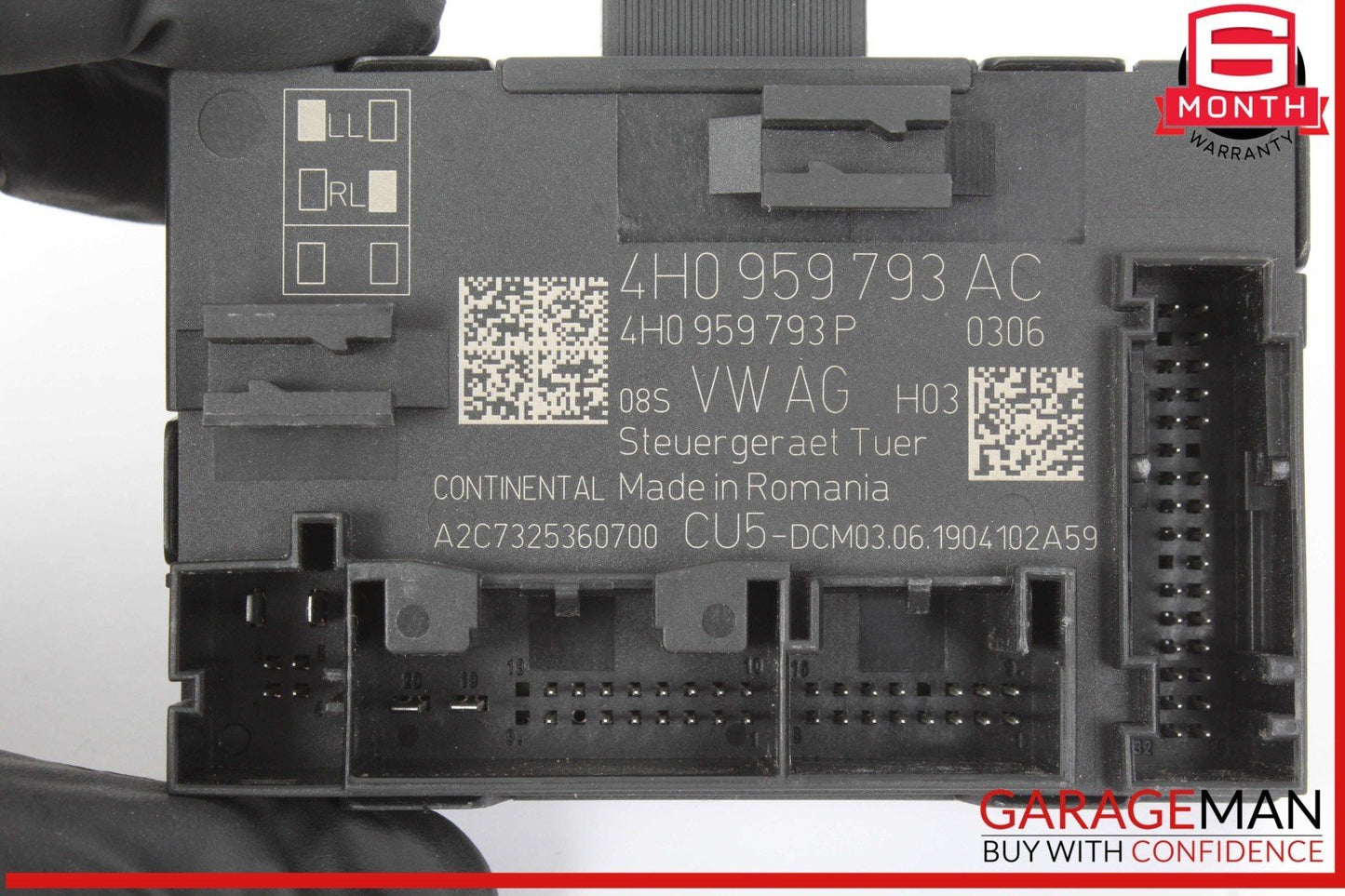 15-24 Porsche Macan Front Left Driver Side Door Control Module 4H0959793AC OEM