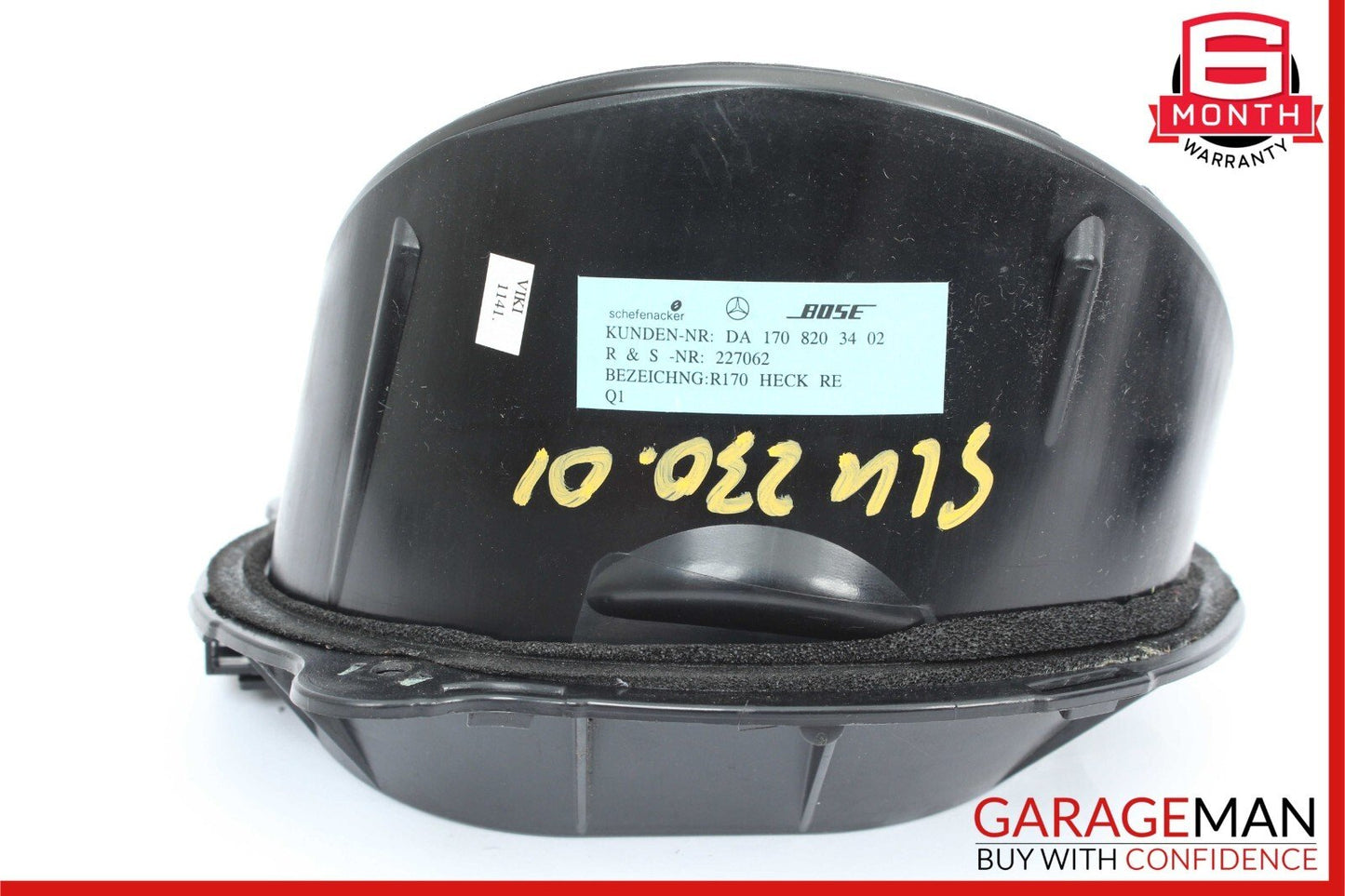 97-04 Mercedes R170 SLK320 SLK230 Rear Door Audio Sound Speakers Set of 2 pc