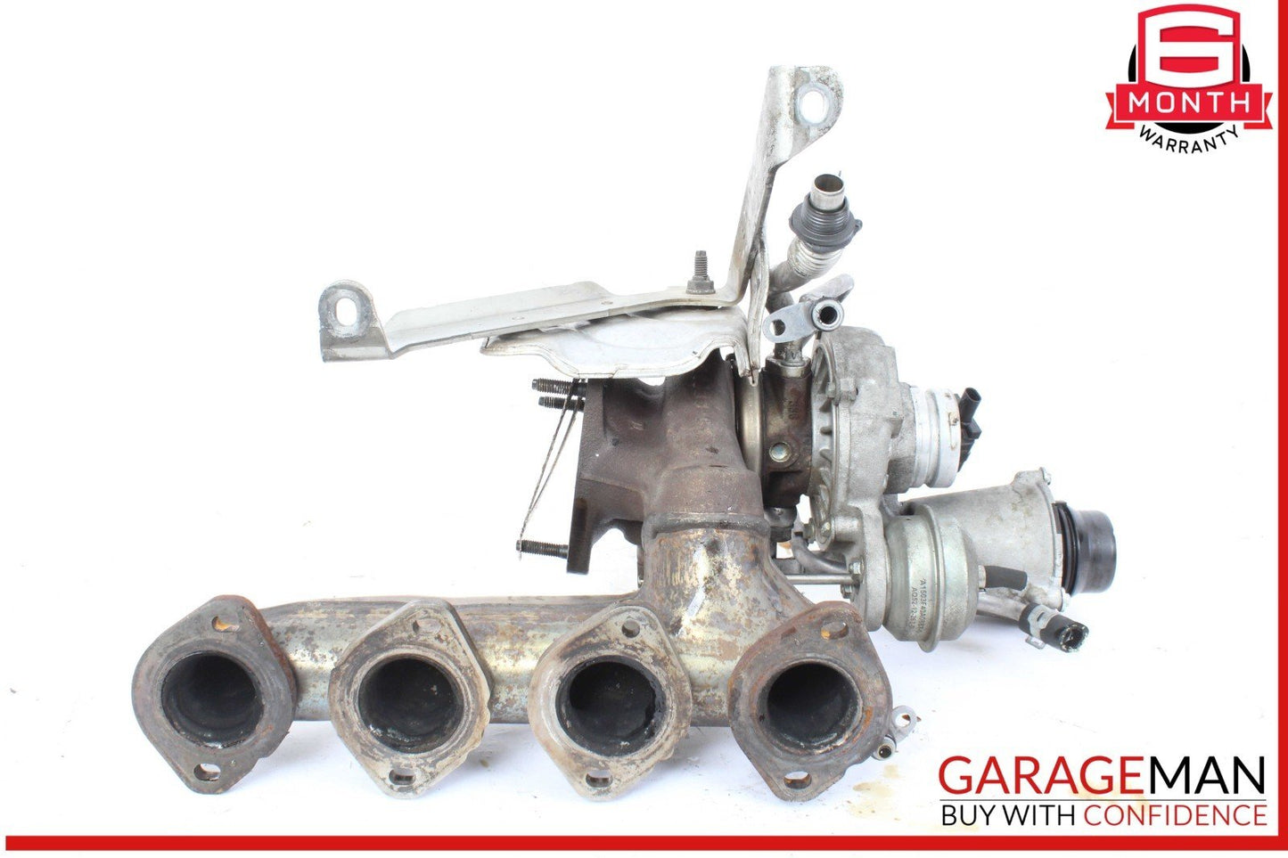 12-15 Mercedes W204 C250 SLK250 1.8L Turbo Turbocharger Manifold Assembly OEM