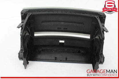 07-13 Mercedes W221 S550 Center Console Dashboard CD Player Trim Cover Gray OEM