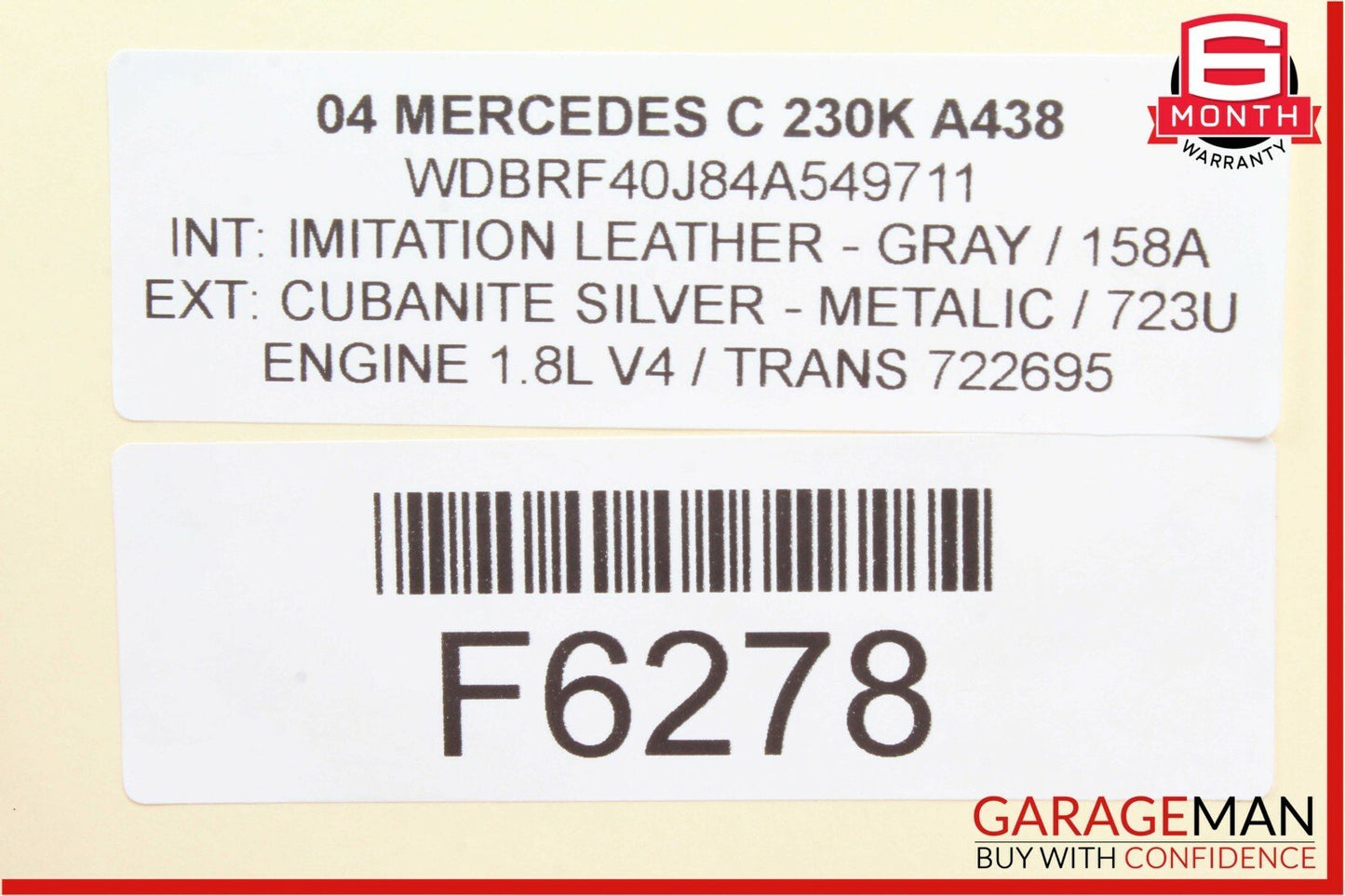 01-07 Mercedes W203 C230 C320 Front Right Passenger Door Control Module Unit