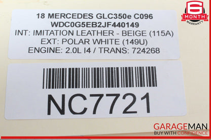 18-20 Mercedes X253 GLC350e Front Right Passenger Side Radiator Support Bracket