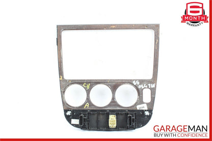 98-01 Mercedes W163 ML320 ML430 Center Console Trim Panel Cover Bezel Wood OEM