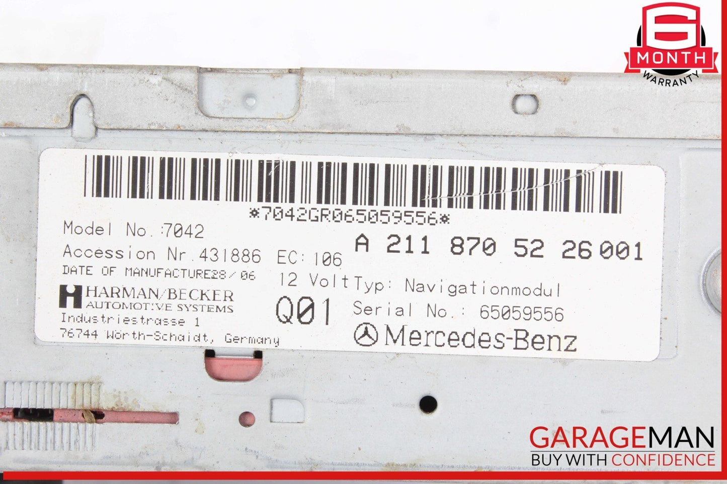 06-09 Mercedes W219 CLS63 AMG E350 SL500 Navigation DVD CD Player GPS Module OEM